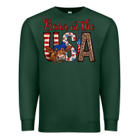 Sports Green barn in the usa Premium Sweatshirt - Zillion Design Studio
