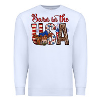 White barn in the usa Premium Sweatshirt - Zillion Design Studio