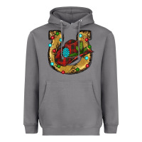 Storm Christmas Horseshoe Heavyweight Hoodie - RanaPortraitStore