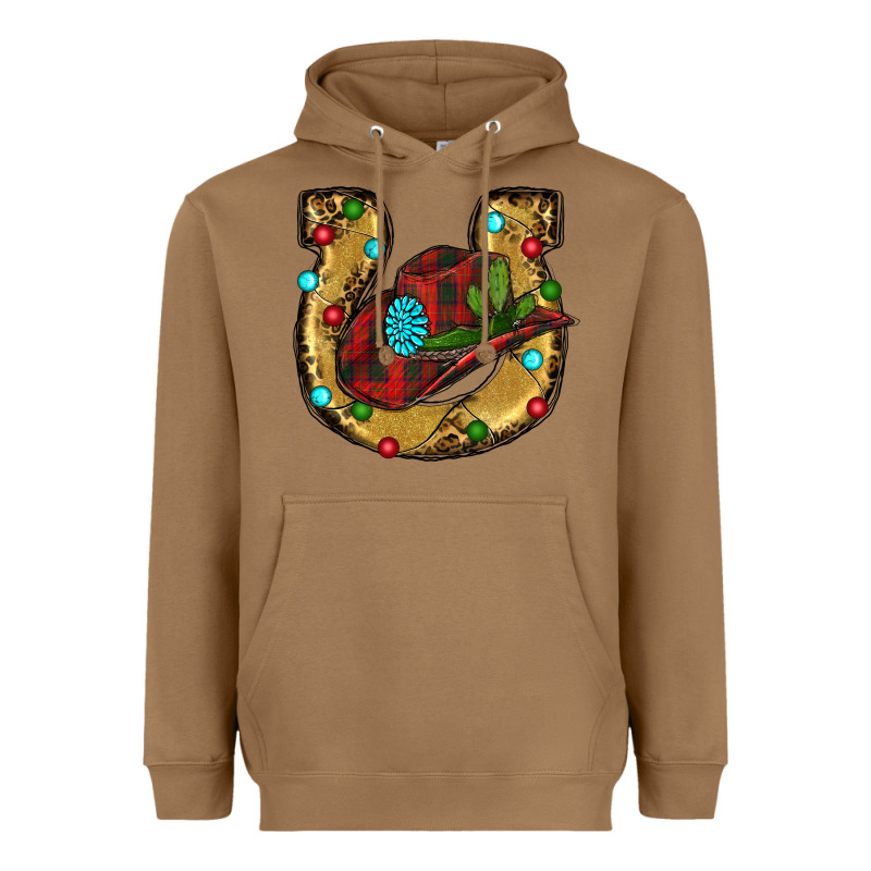Christmas Horseshoe Heavyweight Hoodie by RanaPortraitStore | Teevron