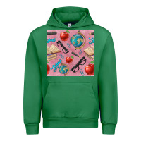 Emerald Teacher Seamless Pattern Urban Hoodie - BundleAndBundleShop