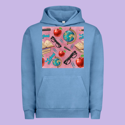 Teacher Seamless Pattern Urban Hoodie Designed By Bundleandbundleshop