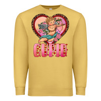Antique Gold cupid heart Premium Sweatshirt - RanaPortraitStore