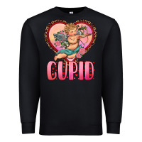 Black cupid heart Premium Sweatshirt - RanaPortraitStore