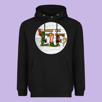 Heavyweight Hoodie What The Elf Christmas