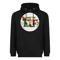 Black What The Elf Christmas Heavyweight Hoodie - RanaPortraitStore