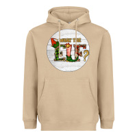 Mushroom What The Elf Christmas Heavyweight Hoodie - RanaPortraitStore