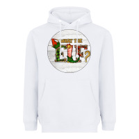 White What The Elf Christmas Heavyweight Hoodie - RanaPortraitStore