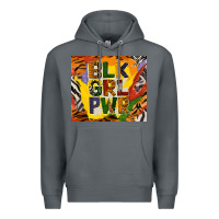 Rock black girl power tumbler Premium Hoodie - BundleAndBundleShop