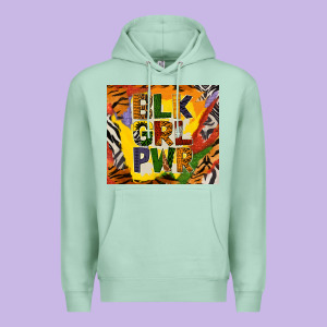 Black Girl Power Tumbler Premium Hoodie Designed By Bundleandbundleshop