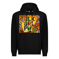 Black black girl power tumbler Premium Hoodie - BundleAndBundleShop