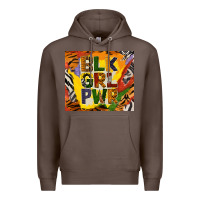 Coffee black girl power tumbler Premium Hoodie - BundleAndBundleShop