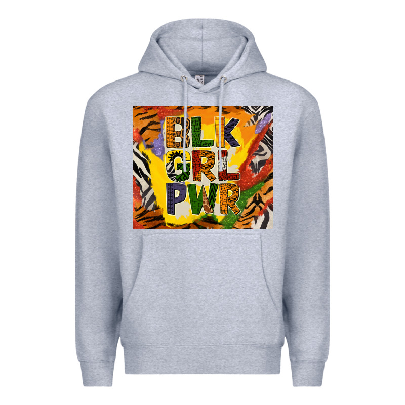 Black Girl Power Tumbler Premium Hoodie by BundleAndBundleShop | Teevron