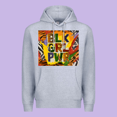 Black Girl Power Tumbler Premium Hoodie Designed By Bundleandbundleshop