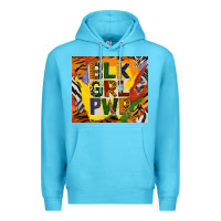 Ocean Blue black girl power tumbler Premium Hoodie - BundleAndBundleShop