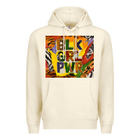 Sandshell black girl power tumbler Premium Hoodie - BundleAndBundleShop