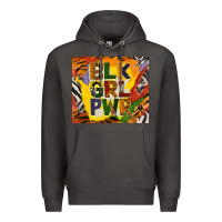 Smoke black girl power tumbler Premium Hoodie - BundleAndBundleShop