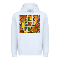 White black girl power tumbler Premium Hoodie - BundleAndBundleShop
