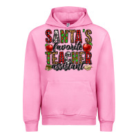 Santa's Favorite Teacher Assistant Urban Hoodie | Teevron