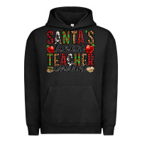 Pigment Black santa's favorite teacher assistant Urban Hoodie - Jasminsmagicworld