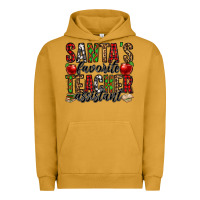 Pigment Peanut Butter santa's favorite teacher assistant Urban Hoodie - Jasminsmagicworld