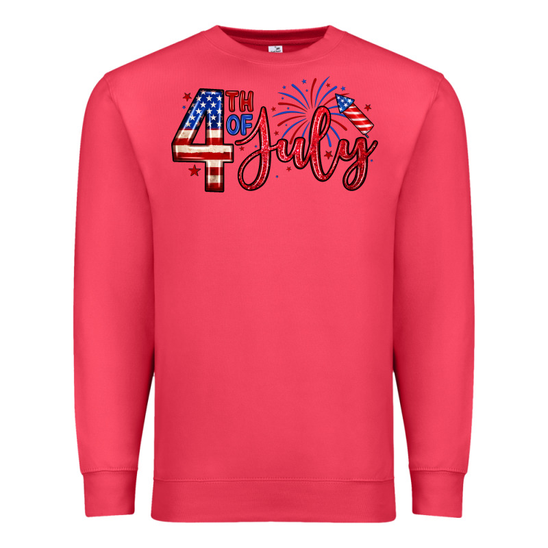 4th Of July Zillion Premium Sweatshirt by Zillion Design Studio | Teevron