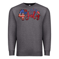Charcoal Heather 4th of july zillion Premium Sweatshirt - Zillion Design Studio