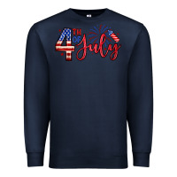 Navy 4th of july zillion Premium Sweatshirt - Zillion Design Studio