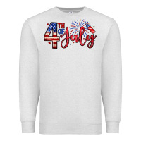 Oatmeal Heather 4th of july zillion Premium Sweatshirt - Zillion Design Studio