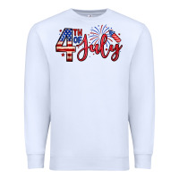 White 4th of july zillion Premium Sweatshirt - Zillion Design Studio