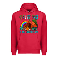Cardinal camping is my happy  place Premium Hoodie - AdoDesignShop