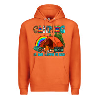Carrot camping is my happy  place Premium Hoodie - AdoDesignShop