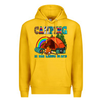 Lemon camping is my happy  place Premium Hoodie - AdoDesignShop