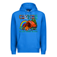 True Royal camping is my happy  place Premium Hoodie - AdoDesignShop