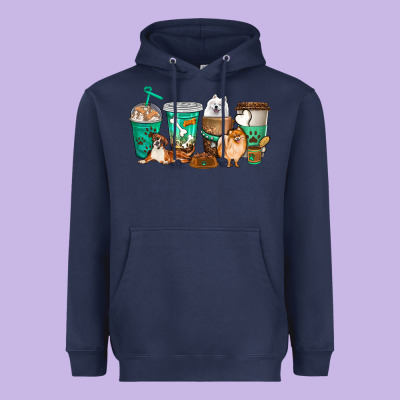 Heavyweight Hoodie dog coffee cups