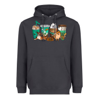 Smoke dog coffee cups Heavyweight Hoodie - texasbilliewilder