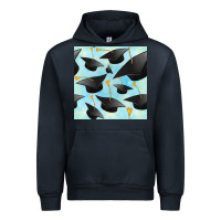 Navy graduation cap seamless pattern Urban Hoodie - BundleAndBundleShop