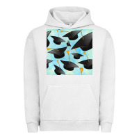 Graduation Cap Seamless Pattern Urban Hoodie | Teevron