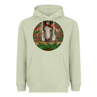 Matcha Christmas Horse Heavyweight Hoodie - RanaPortraitStore