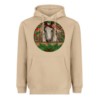 Mushroom Christmas Horse Heavyweight Hoodie - RanaPortraitStore