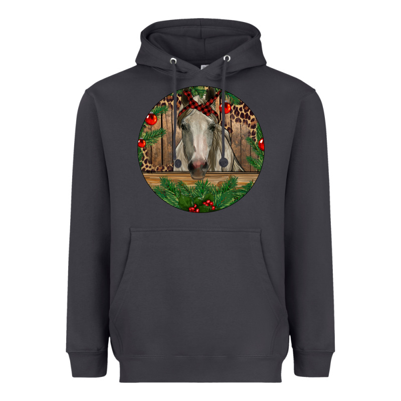Christmas Horse Heavyweight Hoodie by RanaPortraitStore | Teevron
