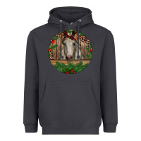 Smoke Christmas Horse Heavyweight Hoodie - RanaPortraitStore