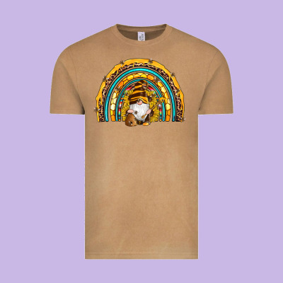 Western Bee Gnomes Sunflowers Beehive Honeycomb Leopard Turquoise Sera Vintage Tee Designed By Artiststas