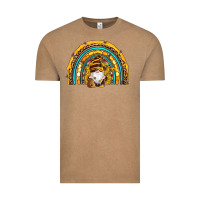 Vintage Coffee western bee gnomes sunflowers beehive honeycomb leopard turquoise sera Vintage Tee - Artiststas