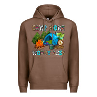 Chestnut camp more worry less Premium Hoodie - AdoDesignShop