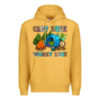 Mustard camp more worry less Premium Hoodie - AdoDesignShop