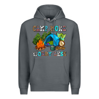 Rock camp more worry less Premium Hoodie - AdoDesignShop