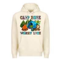 Sandshell camp more worry less Premium Hoodie - AdoDesignShop