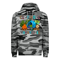 Slate Camo camp more worry less Premium Hoodie - AdoDesignShop