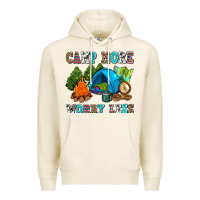 Tofu camp more worry less Premium Hoodie - AdoDesignShop